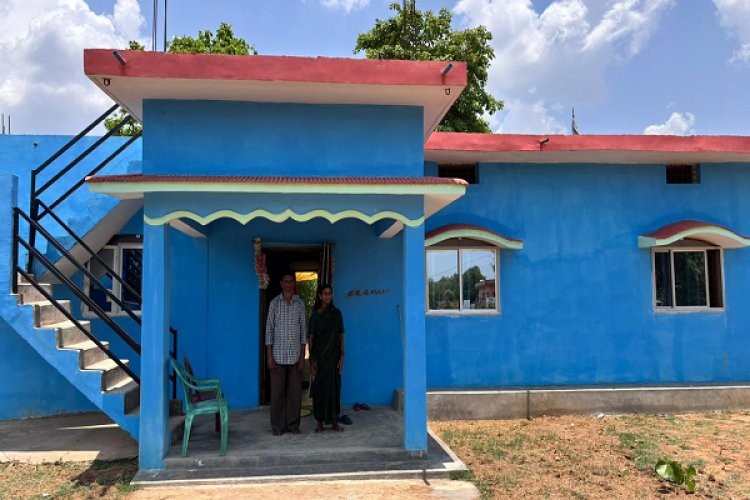 प्रधानमंत्री आवास योजना से मगनलाल के परिवार को मिला पक्का आशियाना
