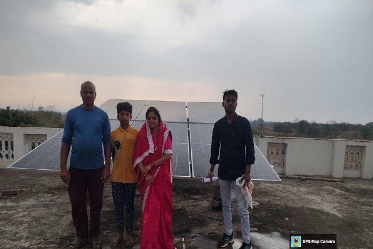 पीएम सूर्यघर योजना : राहूद के जयलाल वर्मा ने अपनाई सौर ऊर्जा, अब बिजली बिल से मिलेगी राहत