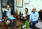 राज्यपाल श्री रमेन डेका से मुख्य सचिव ने सौजन्य भेंट की