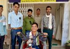 दिव्यांग मनुराज को मिला संबल, मोटराइज्ड ट्राईसाइकिल से अब शिक्षा की राह होगी आसान