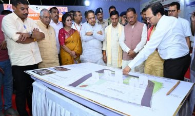 मुख्यमंत्री श्री विष्णुदेव साय ने बिलासपुर में निर्माणाधीन नालंदा परिसर एवं एजुकेशन हब का किया निरीक्षण