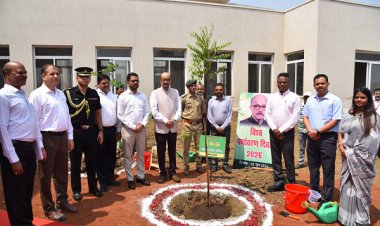 विश्व पर्यावरण दिवस के अवसर पर राज्यपाल श्री डेका ने लगाए पौधे