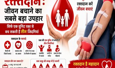 विश्व रक्तदाता दिवस (14 जून) : रक्तदान: जीवन बचाने का सबसे बड़ा उपहार